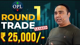 Option Premier League  ROUND 1 TRADE LEAKED  ₹25000 PROFIT [upl. by Lemhar700]