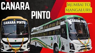 Canara Pinto by Jaswanth industries Mumbai to Mangaluru canarapinto bus [upl. by Dolloff]