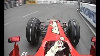 Monaco 2007 F1 QLF Raikkonen Replays [upl. by Llennahc360]