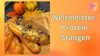 Weltmeister  Protein  Stangen brotbacken eiweißbrot selbstgemacht [upl. by Yvel]