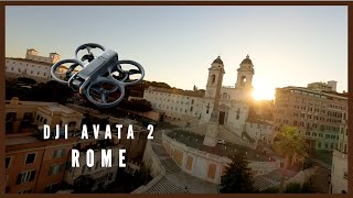 DJI AVATA 2  FLYING IN ROME [upl. by Ainig]