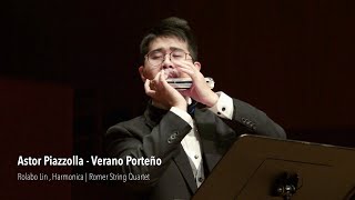 Astor Piazzolla  Verano Porteño  Rolabo Lin amp Romer String Quartet｜林家靖 ＆羅曼四重奏 [upl. by Emelina]