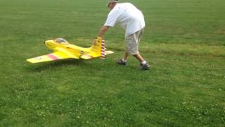 Turbinator rc jet maiden flight [upl. by Deland]