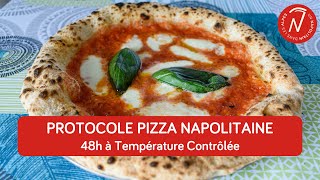 Protocole pour pizza Napolitaine  48h à température contrôlée [upl. by Nilre]