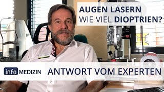 Augen lasern Wie viel Dioptrien sind möglich  Expertenantwort von Prof Dr Frohn [upl. by Ramad466]