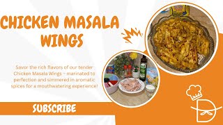 Chicken Masala Wings Recipe  Chicken Wings Recipe  Deejas Recipes [upl. by Sammer39]