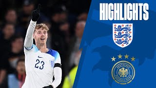 England U21 31 Germany U21  Balogun Gallagher amp Palmer See Off Germany  Highlights [upl. by Yttisahc995]