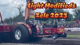 Tractor Pulling Zele 2023 Light Modifieds [upl. by Nediarb]