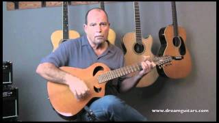 Veillette Terzilla 12 String Acoustic Terz played by Steve James at Dream Guitars [upl. by Sirroned]