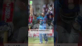 Virender Sehwag holds this unique record euphoriacricket virendarsehwag [upl. by Trixi]