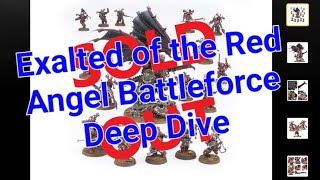 Exalted of the Red Angel  Warhammer Battleforce deep dive should you buy it for 40K World Eaters [upl. by Anneirb]