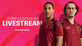 Press Conference with Theate and Tielemans 🇧🇪🎙️  REDDEVILS [upl. by Dowlen636]