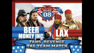 Story of Beer Money vs The Latin American Xchange  Victory Road 2008 [upl. by Kirkpatrick]