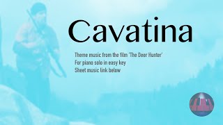 Cavatina for solo piano  easy key [upl. by Huda720]