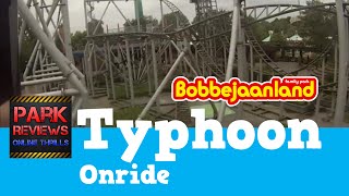 Typhoon onride  Bobbejaanland 2014  ParkReviews [upl. by Saretta]