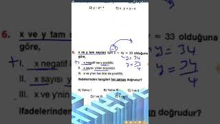 supara tyt matematik pozitif negatif sayılar test2 [upl. by Rina]