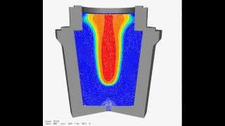 Ingot casting simulation  THERCAST® [upl. by Sumerlin]