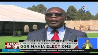 Gor Mahia to hold elections on December 11 – Rachier [upl. by Laemsi352]