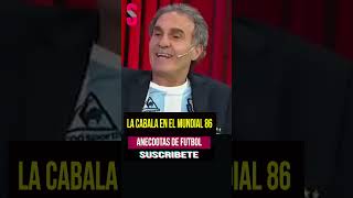 ⚽ ANÉCDOTAS DE FUTBOL Óscar Ruggeri y Diego Maradona  La cábala en el mundial 86 [upl. by Barthelemy998]