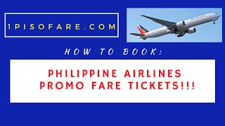 How to Book Philippine Airlines Promo Fares 2020 [upl. by Crispin275]