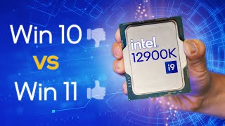 Intel i912900K Review  Alder Lake on Windows 10 vs Windows 11 [upl. by Nirehtak]