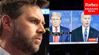 JD Vance Asked Point Blank If Biden Is Replaced After Debate Will It Help Or Hurt Trump [upl. by Nauqas635]