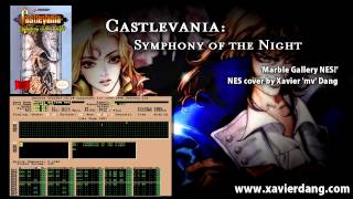 Castlevania Symphony of the Night  Marble Gallery NES 8bit cover [upl. by Sumaes]