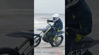 Guy Martin number 43 was on the sand yesterday at the Mablethorpe Sand Racing meeting 240324 [upl. by Ydoow342]