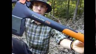 Fiskars Axe X10 Review [upl. by Alexina]