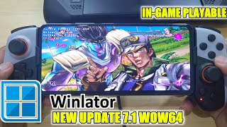 WINLATOR 71 Reload JoJos Bizarre Adventure All Star Battle Gameplay POCO F3 Hyper Os [upl. by Eniladam]