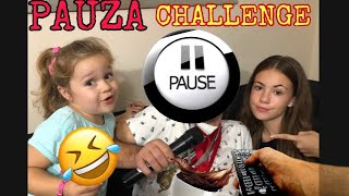 PAUZA CHALLENGE 2 Cool Tata VS Arija i Nadja [upl. by Jan]