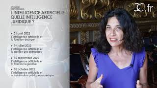 quotL’intelligence artificielle  quelle intelligence juridique quot [upl. by Oam]