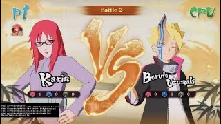 NXBUNSC Karin vs quotKarma Progressionquot Boruto Requested [upl. by Lambart]