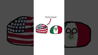 The Mexican Cession countryballanimation countryballs funnymemes america mexico history [upl. by Eikcuhc]