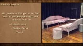 All Furniture Services® Upholstery Fabric Leather Vinyl Repair Cleaning Restoration Dyeing Install [upl. by Kolb706]