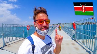 East Africas First Floating Bridge 🇰🇪 Kenya Mombasa 17 m Likoni floating bridge [upl. by Nanfa484]