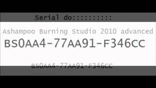 Serial do Ashampoo Burning Studio 2010 Advanced [upl. by Eramat479]