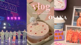 vlog  Travis Japan  Road to Authenticity 大阪公演  お土産動画  可愛いお誕生日ケーキ🎂  ホテルで鑑賞会した日🤍 [upl. by Welby]