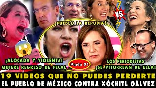 ¡BAJO LA SOMBRA DE CALDERÓN TOP 19 PALIZAS VS XÓCHITL GÁLVEZ 21 ¡TUNDEN A KENIA LÓPEZ [upl. by Ariew165]