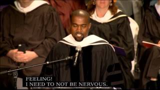 Dr Kanye West Honorary Doctorate Speech 2015 [upl. by Revart]