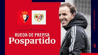 Rueda de prensa pospartido Osasuna vs Rayo Vallecano  15122023 [upl. by Crissie116]