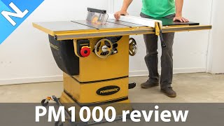 Powermatic PM1000 Table Saw review [upl. by Gylys]