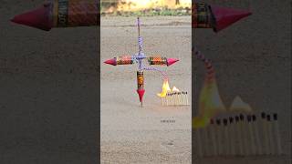 Matchstick Amazing Experiment 🔥💥 Diwali Creakers Testing shorts short [upl. by Alliuqahs]