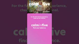 SHORTS  Mindful Walking  Calm in Five  Guided Meditation Meditation GuidedMeditation [upl. by Elleimac]