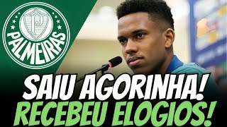 OLHA ISSO GANHOU ELOGIOS DE FORA NOTICIAS DO PALMEIRAS [upl. by Pammi]