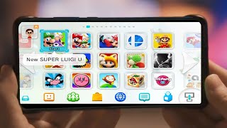 CEMU ANDROID EMULATOR  Wii U MENU [upl. by Ttiwed]