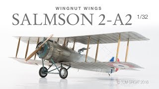 Wingnut Wings Salmson 2A2 132 Stopmotion [upl. by Aimas]