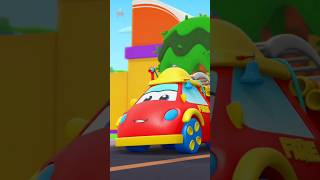 Wheels On The Firetruck shorts kidstvcars nurseryrhymes carcartoons kidssongs [upl. by Onibag]