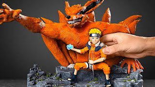 Exclusive Naruto Figure Unboxing amp Unique Kurama Diorama Build  Anime Fans Must Watch 🍥🦊 [upl. by Atsugua]