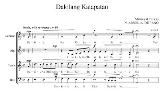 Dakilang Katapatan in A Major  Piano AccompanimentMinus One Low Key \\Lyric Video [upl. by Mcspadden]